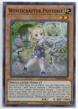 Yu-Gi-Oh! The Infinity Chasers WITCHCRAFTER POTTERIE (SR) INCH-EN014 - Image 1