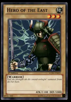 Hero of the East LCJW-EN019 Common / Short Print Yu-Gi-Oh 1st Edition Near Mint - Image 1