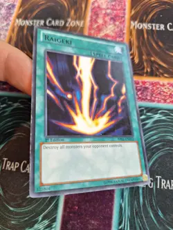 Yugioh Raigeki BP01-EN032 Rare 1st Edition Near Mint - Image 2