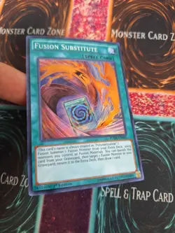 Yugioh Fusion Substitute FUEN-EN041 Super Rare 1st Edition Near Mint - Image 2