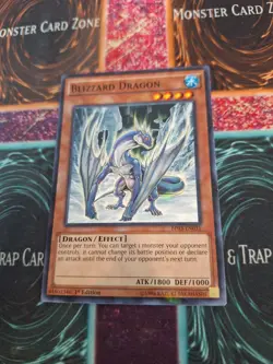 Yugioh Blizzard Dragon BP03-EN031 Shatterfoil Rare 1st Edition Near Mint - Image 1