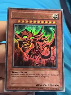 YuGiOh! - Slifer the Sky Dragon - GBI-001 - Ultra Rare - Unlimited Edition - Image 1