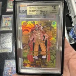 2024 One Piece Emperors In The New World GOL D. ROGER Gold Manga OP09-118 BGS 10 - Image 3