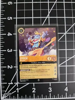 Stitch Rock Star 3/204 Disney Lorcana Fabled NM/M - Image 1