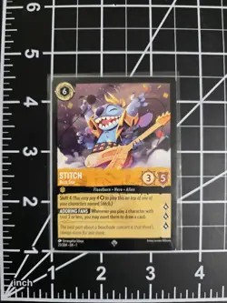 Stitch Rock Star 23/204 Disney Lorcana The First Chapter NM/M - Image 1