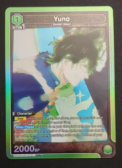 Union Arena Black Clover Yuno UE08ST BCV-1-113 Foil NM Free Shipping - Image 1