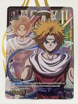 SUZAKU - Union Arena UE13BT/YYH-1-016 - U* One Star - Yu Yu Hakusho: Ghost Files - Image 1