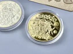 Pokemon Metal Gold Coins & Cards Lot - Bulbasaur, Squirtle & Pikachu - Pokemon - Image 5