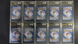 Chinese Pokemon Flareon V 020/132 RR OCD 10 Pristine Graded Card Lot*10 GL15 - Image 2