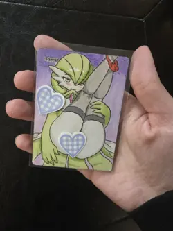 Magic MTG Altered Forest / Land Card | Original Hand Painted & Color Anime Girl - Image 2