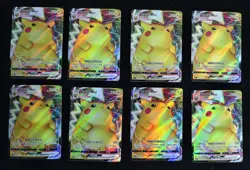 Lot 8 Pokemon TCG S-Chinese Card Pikachu VMAX Holo NE40 - Image 1