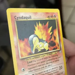 2000 Cyndaquil Neo Genesis Unlimited #56/111 Pokemon Card *LP* - Image 3