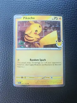 Pikachu (Pokemon Day 2026) Common Holo Miscellaneous Cards & Products 051/162 NM - Image 1