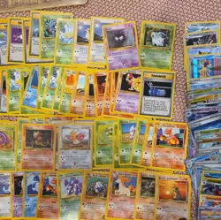 150+ Vintage WOTC Pokemon Cards Mixed Vintage Sets Bulk Lot MP HP 1st Ed Fossil - Image 5
