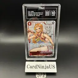 TAG PRISTINE 10 (992) Nami Parallel OP01-016 R 25th Edition ONE PIECE Card 372 - Image 1