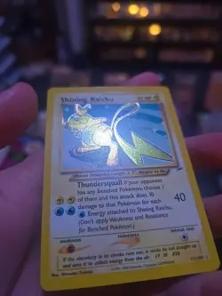 Pokemon TCG Shining Raichu Neo Destiny Holo Card 111/105 Secret Rare - Image 2