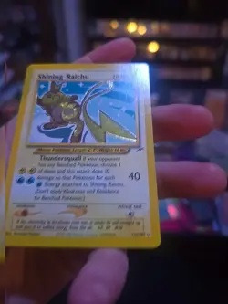 Pokemon TCG Shining Raichu Neo Destiny Holo Card 111/105 Secret Rare - Image 4