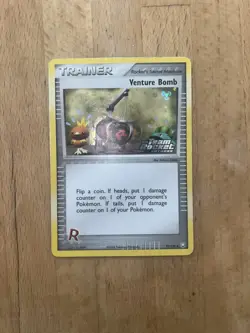 Venture Bomb 93/109 EX Team Rocket Returns Reverse Holo Stamped Pokemon Card TCG - Image 3