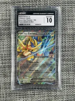 Hop's Zacian ex SVP193 Sv: Scarlet & Violet Promo Cards Holo CGC 10 - Image 1