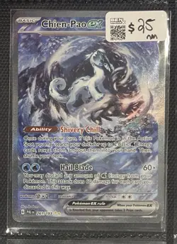 Chien-Pao ex Pokemon Card 261/193 Holo Rare - Image 1