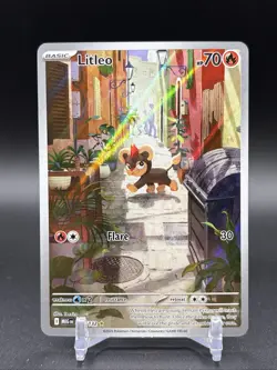 Litleo 139/132 Illustration Rare Pokemon Card - Mega Evolution (A) - Image 1