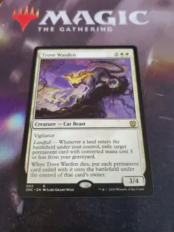 Mtg. 2x Trove Warden. Commander: Zendikar Rising. Lp - Image 1