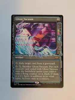 {1x} Ghost Vacuum~ *Showcase* NM MTG Duskmourn House of Horrors 326 *Startropic* - Image 1