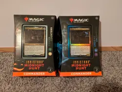 MTG Innistrad Midnight Hunt BOTH EDH Decks Undead Unleashed Coven Counters - Image 2