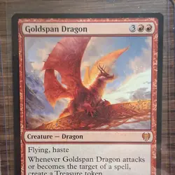 Wizards of the Coast Goldspan Dragon Mythic Creature Kaldheim Regular English - Image 1