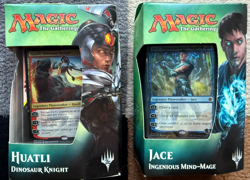 Set Of (2) Ixalan Planeswalker Decks Huatli & Jace English - New Sealed MTG - Image 1