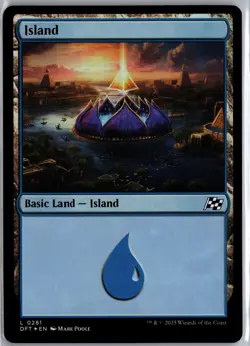Secret Lair Drop Series #552 Island (552) FOIL MTG - Image 1