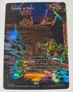 MTG Trouble in Pairs (Foil Source Material), Foil, NM/Unplayed, TMNT - Image 1