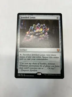 Jeweled Lotus NM, English MTG Commander Masters. Tracking Included - Image 1