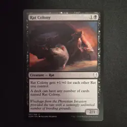 1x MTG NM Rat Colony - Dominaria - Image 1
