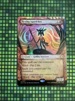 MTG Hexing Squelcher #0317 Foil Showcase Rare Lorwyn Eclipsed (ECL) - Image 1