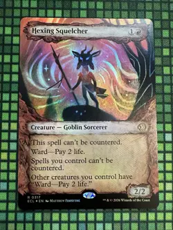 MTG Hexing Squelcher #0317 Foil Showcase Rare Lorwyn Eclipsed (ECL) - Image 2