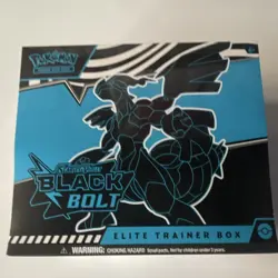 Pokemon Scarlet & Violet Black Bolt Elite Trainer Box Thundurus Zekrom Meloetta - Image 1