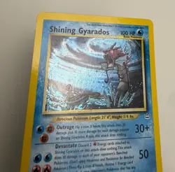 2001 POKEMON NEO REVELATION UNLIMITED SHINING GYARADOS 65/64 HOLO FOIL RARE LP-M - Image 5