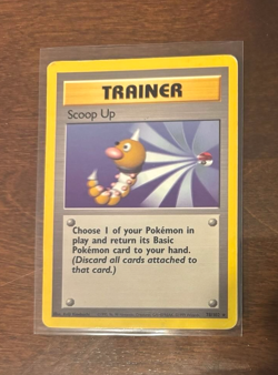 Scoop Up 078/102 Base Set Regular Trainer Pokemon Card LP Free Shipping - Image 1