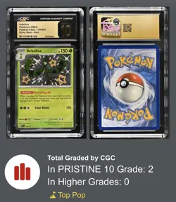 2024 Pokemon Arboliva 104/091 Sv: Paldean Fates Holo CGC PRISTINE 10 - Image 1