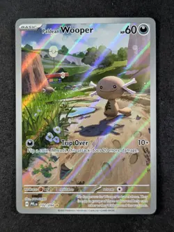 2025 Pokemon PALDEAN WOOPER #102/094 Phantasmal Flames Illustration Rare ENG - Image 1