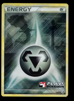 2011 POKEMON CALL OF LEGENDS STEELIX METAL ENERGY 95/95 PLAY! STAMPED HOLO NM D - Image 1