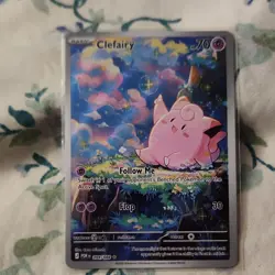 Pokemon Lillie's Clefairy ex 184/159 Sv09 Journey Together Holo SIR English 2026 - Image 1