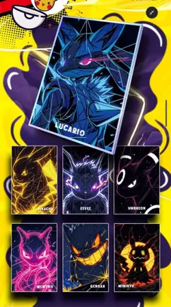 7 Boxes Kado Pokemon Art Boards Box (42 Boards) New Sealed Non-TCG - Image 3