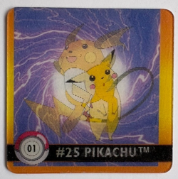 Pokemon Artbox Series One Pikachu#25/Raichu#26 Lenticular Card - Image 1