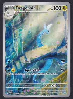 Pokemon - Dragonair - 181/165 - Scarlet & Violet 151 - Illustration Rare - LP - Image 1