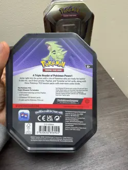--LOT OF 3-- Pokemon TCG: Triple Whammy Tins - Slaking, Vigoroth, Tyranitar- NEW - Image 5