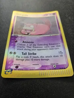 Pokemon EX Team Magma vs Team Aqua Slowpoke Reverse Holo 45/95 EXCELLENT - Image 2