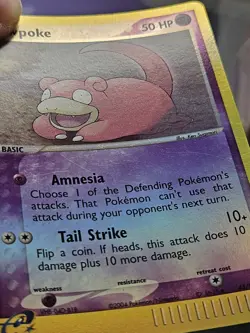 Pokemon EX Team Magma vs Team Aqua Slowpoke Reverse Holo 45/95 EXCELLENT - Image 5