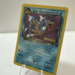 Dark Gyarados 8/82 Holo Team Rocket Prerelease Promo Pokemon TCG LP - Image 2